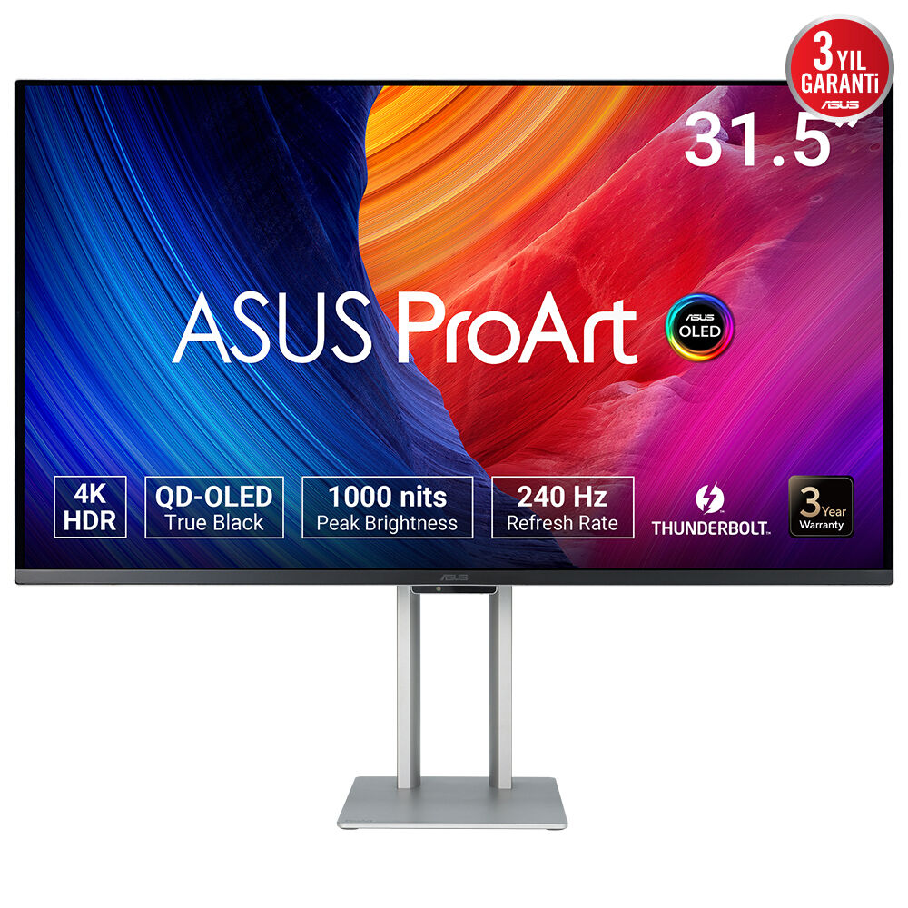 Asus 31.5" ProArt PA32UCDM OLED MM Monitör 0.1ms
