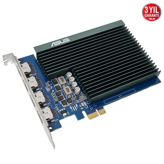 Asus GeForce GT 730 2GB GDDR5 4XHdmi 64Bit [90YV0H20-M0NA00] görsel 3