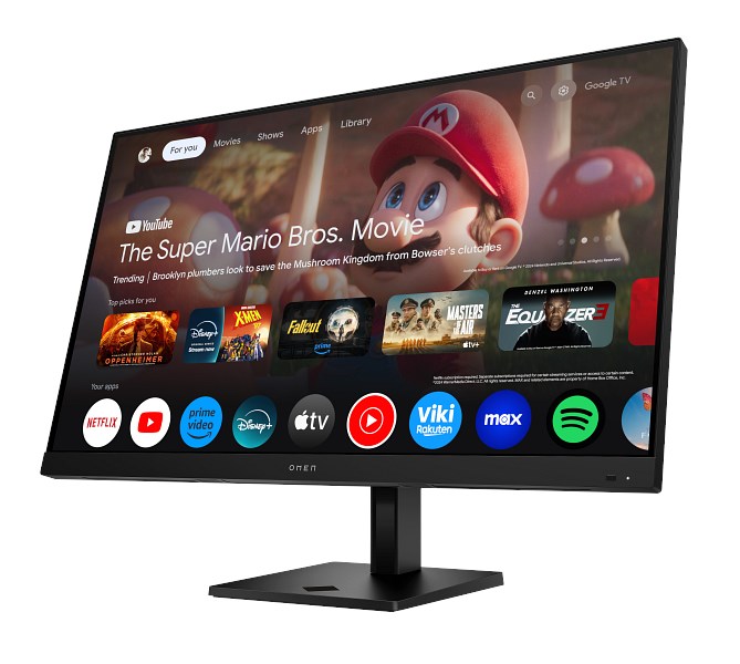 HP OMEN 31.5'' 1ms 4K Type-C (Smart/Google görsel 2