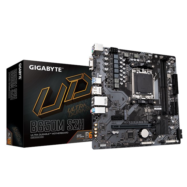 Gigabyte B650M S2H D5 AM5 Vga Hdmi Dp [B650M-S2H]