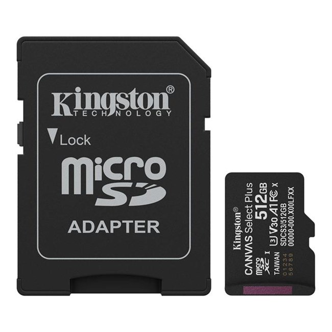 Kingston 512GB Micro SD Gen3 150MB/s SDCS3/512GB görsel 2