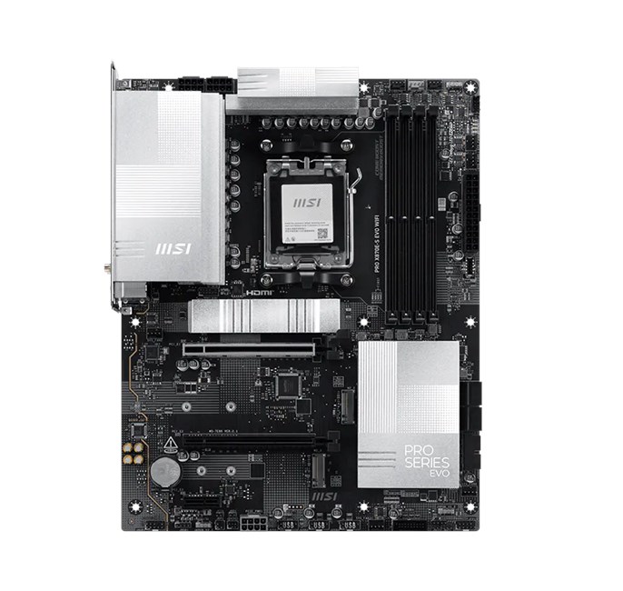 MSI PRO X870E-S EVO WIFI AM5 Ryzen D5 Hdmi Type-C görsel 2