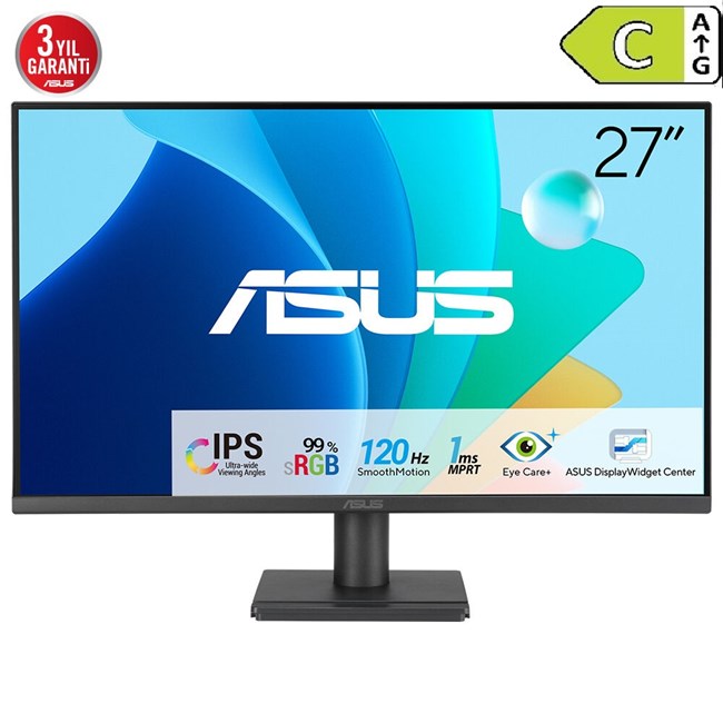 Asus 27" VA279HG IPS Monitör 1ms Siyah