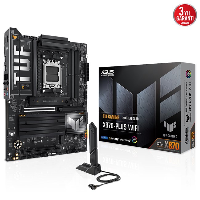 Asus Tuf Gaming X870-Plus Wifi AM5 D5 Hdmi Type-C [90MB1IU0-M0EAY0]