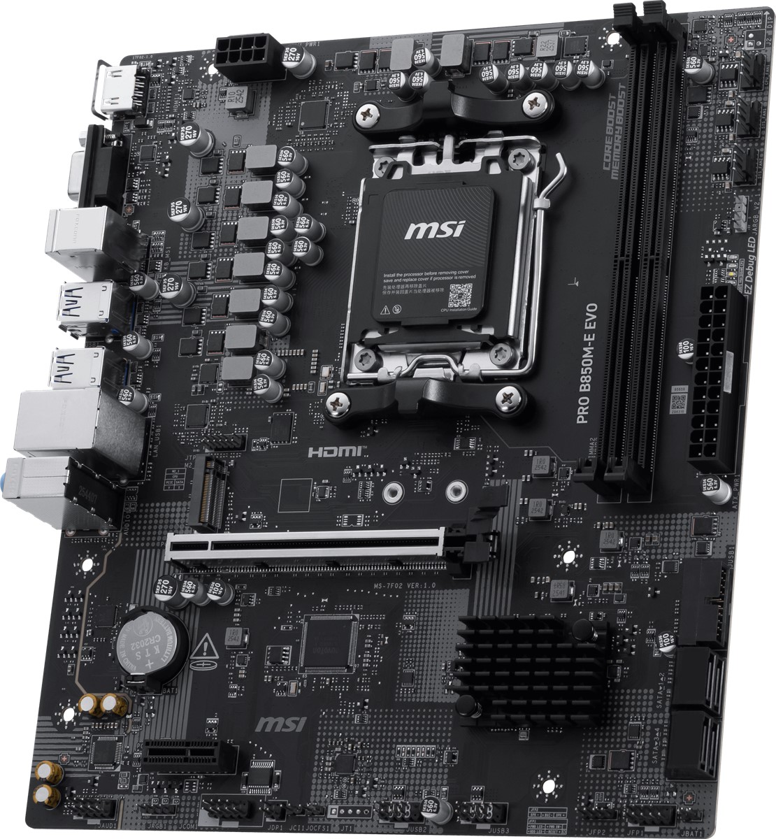 MSI B850M Gaming Plus Wifi AM5 Ryzen D5 Dp Type-C [B850M GAM görsel 3