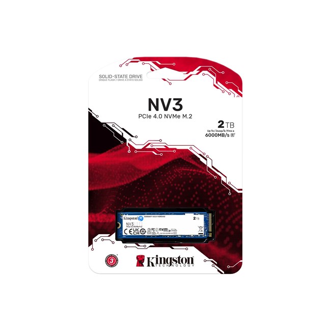 Kingston SNV3S 4TB M.2 NVMe SSD (6000-5000MBs) [SNV3S/4000G] görsel 3