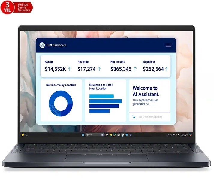 Dell Pro 14 Premium Ultra7 268V-14''-32G-1TBSSD-WP [BTO308_PA14250_WP]