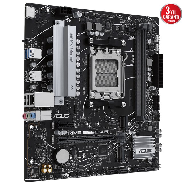 Asus Prime B650M-R AM5 Ryzen D5 Hdmi [90MB1H30-M0EAY0] görsel 3