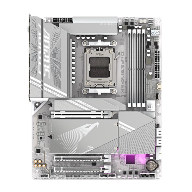Gigabyte X870 Aorus Elite Wifi 7 Ice D5 AM5 Type-C [X870-AOR görsel 2