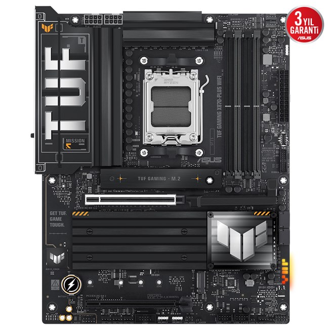 Asus Tuf Gaming X870-Plus Wifi AM5 D5 Hdmi Type-C [90MB1IU0- görsel 2