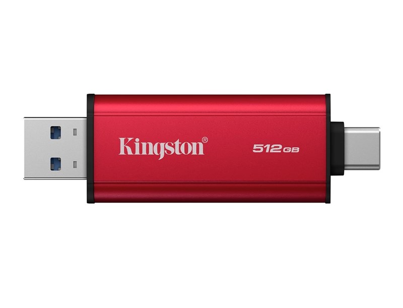 Kingston 512GB USB-A &amp; USB-C Taşınabilir SSD [SPSD/5 görsel 2