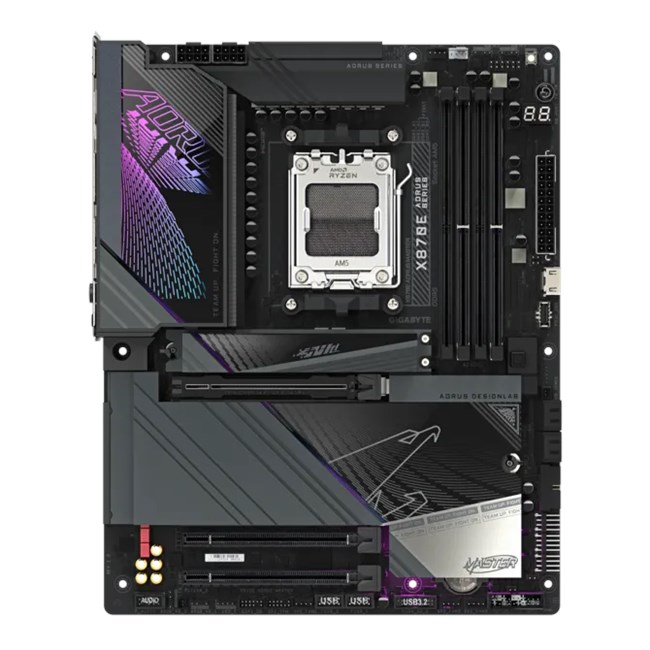Gigabyte X870E Aorus Master Wifi 7 D5 AM5 Type-C [X870E-AORU görsel 2