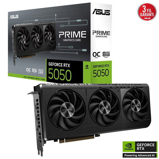 Asus GeForce RTX 5050 8GB Prime OC GD6 128Bit [90YV0N70-M0NA00]