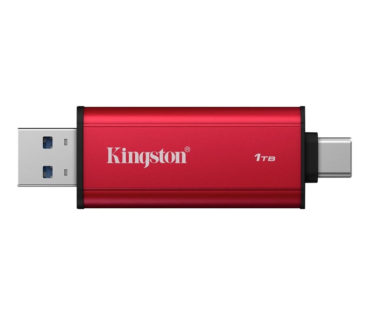 Kingston 1TB USB-A &amp; USB-C Taşınabilir SSD [SPSD/1TB görsel 2