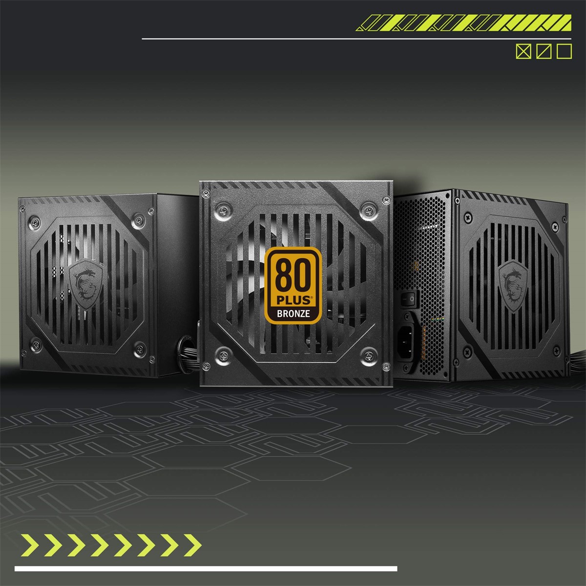 MSI MAG A650BNL Beyaz 650W 80+ Bronze Güç Kaynağı