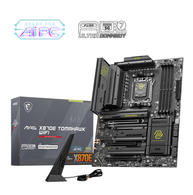 MSI Mag X870E Tomahawk Wifi AM5 Ryzen D5 Type-C [MAG X870E TOMAHAWK WIFI]
