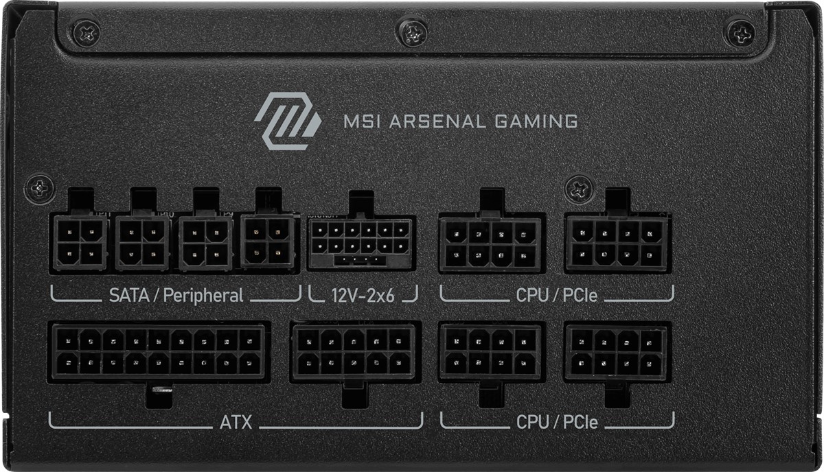 MSI MAG A1000GLS 1000W 80+ Gold Güç Kaynağı görsel 4