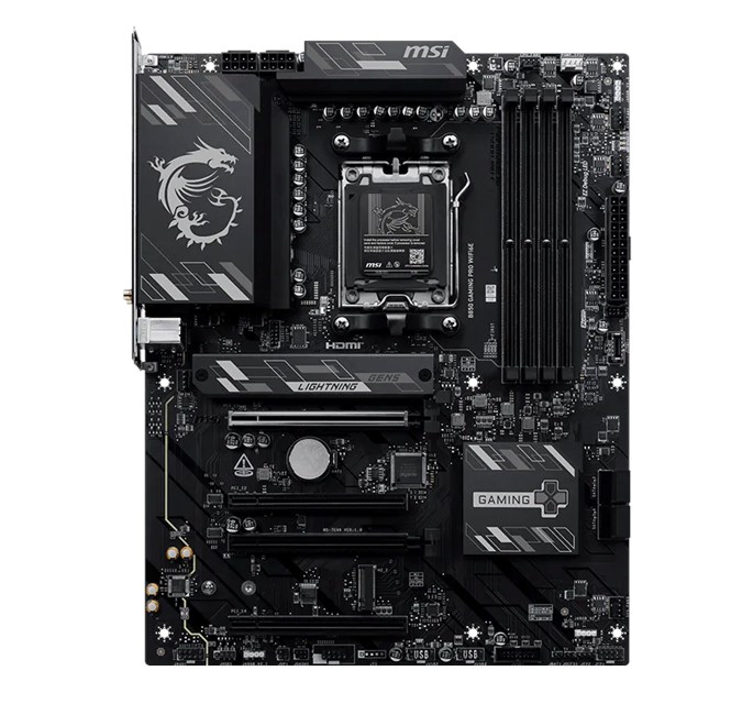 MSI B850M Gaming Plus Wifi 6E AM5 Ryzen D5 Type-C [B850M GAM görsel 2