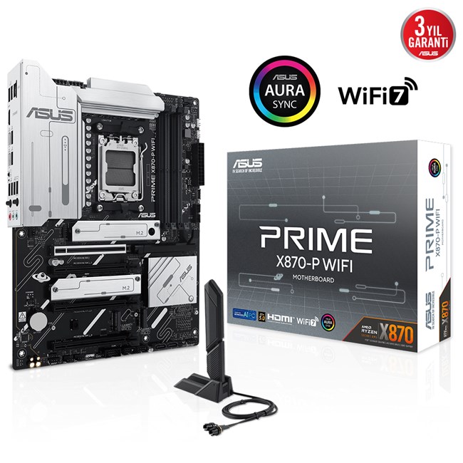 Asus Prime X870-P Wifi AM5 DDR5 Hdmi Type-C [90MB1IS0-M0EAY0]