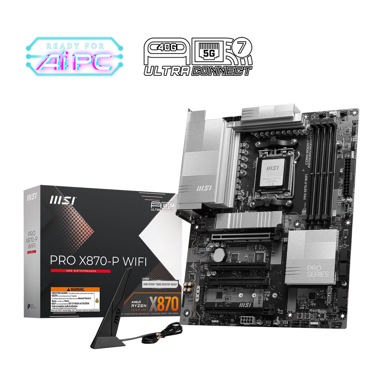 MSI X870 Gaming Plus Wifi AM5 Ryzen D5 Dp Type-C [X870 GAMING PLUS WIFI]
