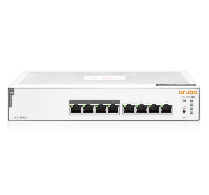 HPE ARUBA JL811A 1830-8G 8PORT GIGABIT4 POE SWITCH