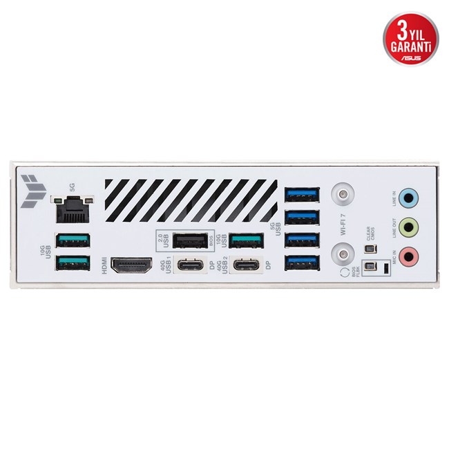 Asus Tuf Gaming X870-Pro Wifi7 W Neo AM5 D5 Hdmi [90MB1NY0-M görsel 3