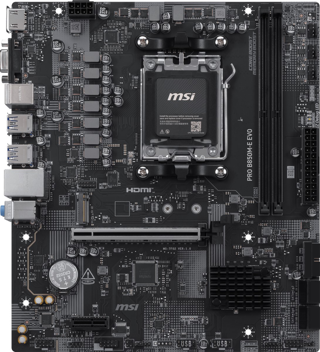 MSI B850M Gaming Plus Wifi AM5 Ryzen D5 Dp Type-C [B850M GAMING PLUS WIFI]