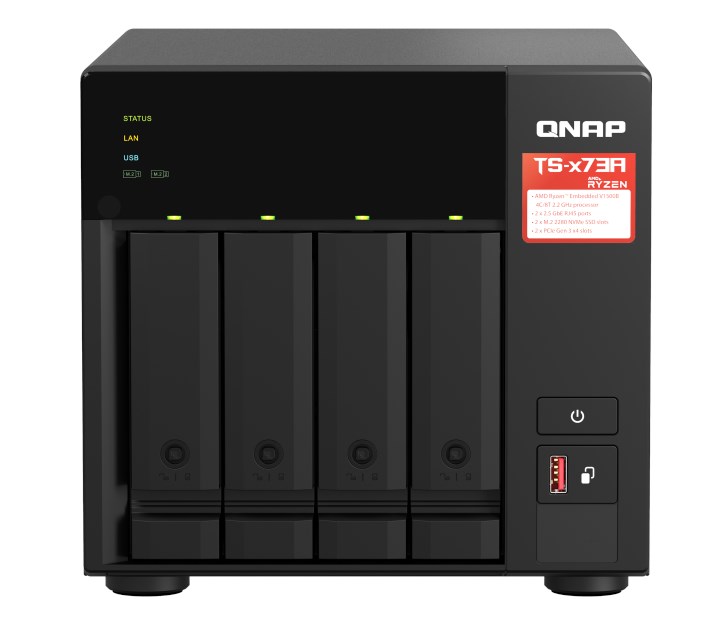 QNAP TS-473A 4 YUVALI 8GB DEPOLAMA ÜNİTESİ (Resmi Distribütör Garantili)