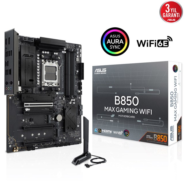 Asus B850 MAX GAMING WIFI AM5 D5 Type-C [90MB1PR0-M0EAY0]