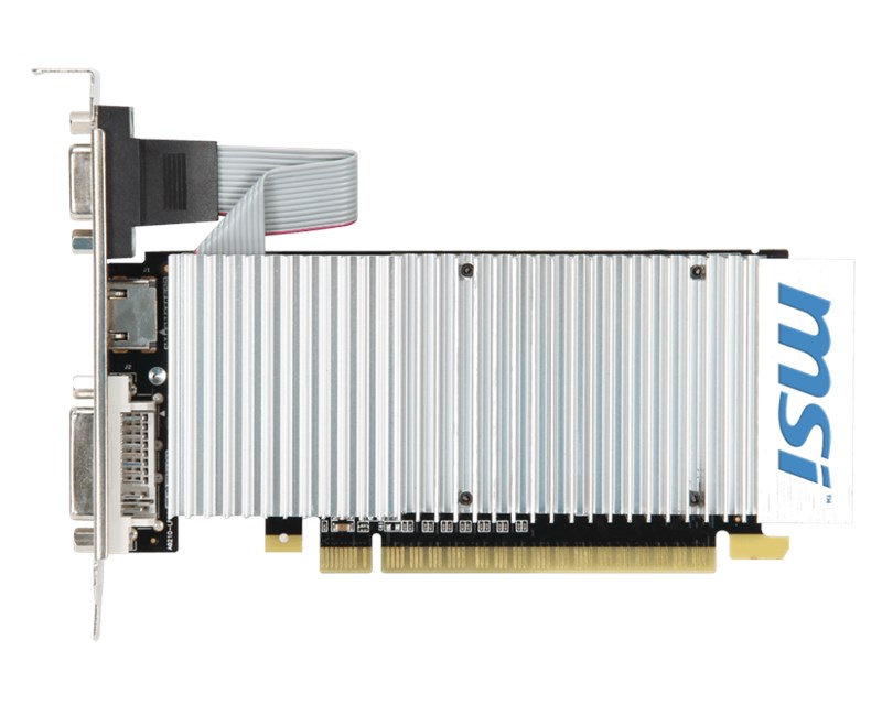 MSI N210 1GB GDDR3 VGA DVI HDMI 64Bit Low Profile [N210-1GD3 görsel 2
