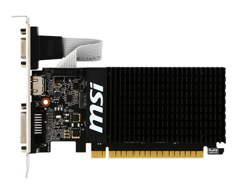 MSI GeForce GT 710 2GB 2GD3H D3 64Bit Low Profile [GT 710 2G görsel 2