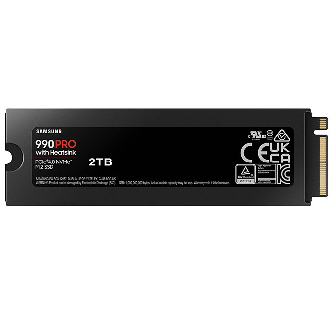 Samsung 990 Pro 2TB M.2 NVMe 7450-6900 Soğutuculu [MZ-V9P2T0 görsel 2