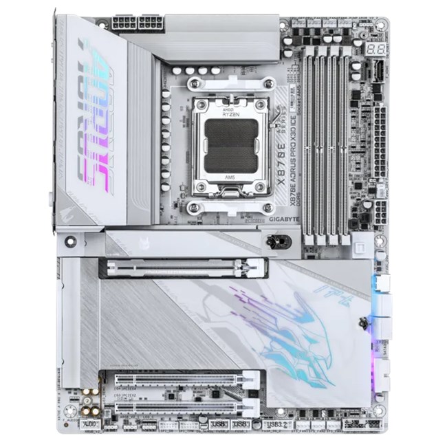Gigabyte X870E Aorus Pro X ICE Wifi 7 D5 AM5 TypeC [X870E-AO görsel 2