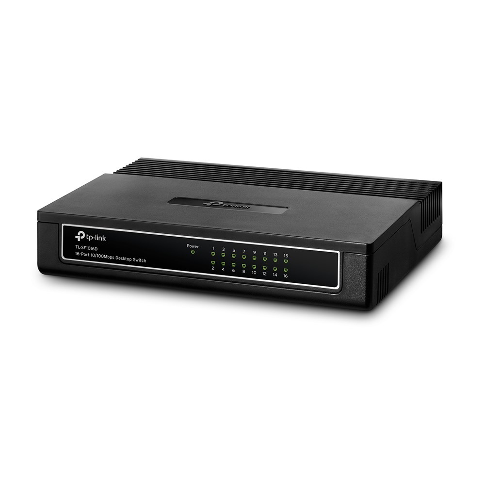 TP-LINK TL-SF1016D 16PORT 10/100 YÖNETİLEMEZ SWITCH görsel 2