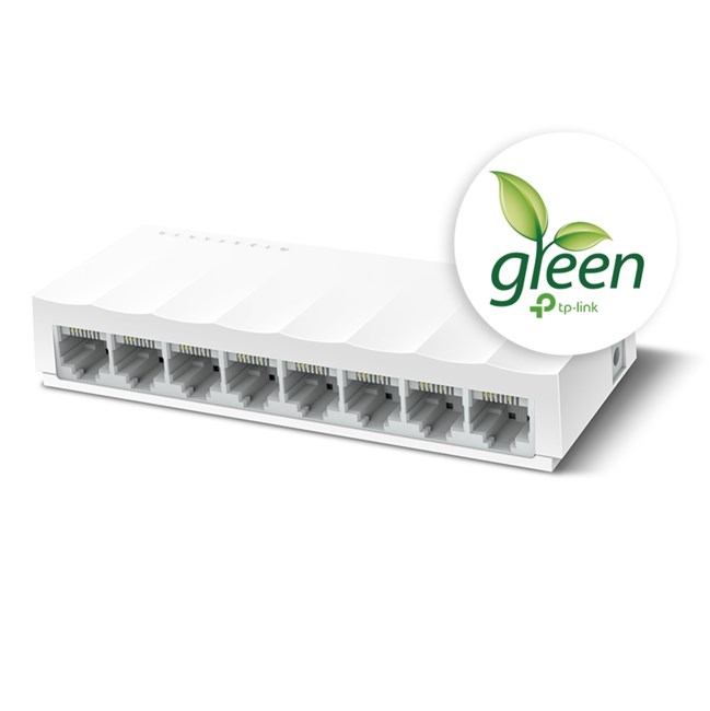 TP-LINK LS1008 8PORT 10/100 YÖNETİLEMEZ SWITCH görsel 2