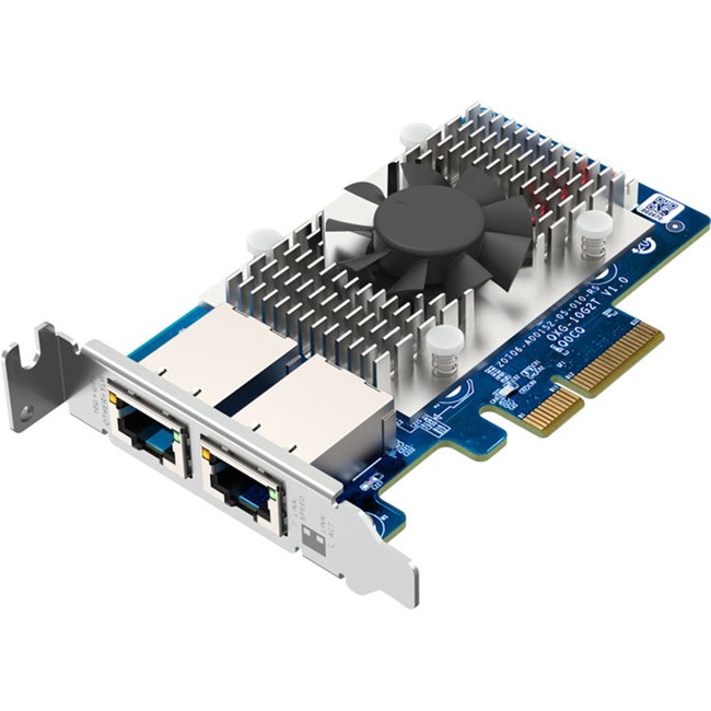 Qnap QXG-10G2T Dual 10G Bakır Network Kartı görsel 2