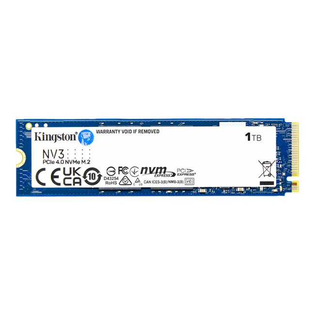Kingston SNV3S 1TB M.2 NVMe SSD (6000-4000MBs) [SNV3S/1000G]