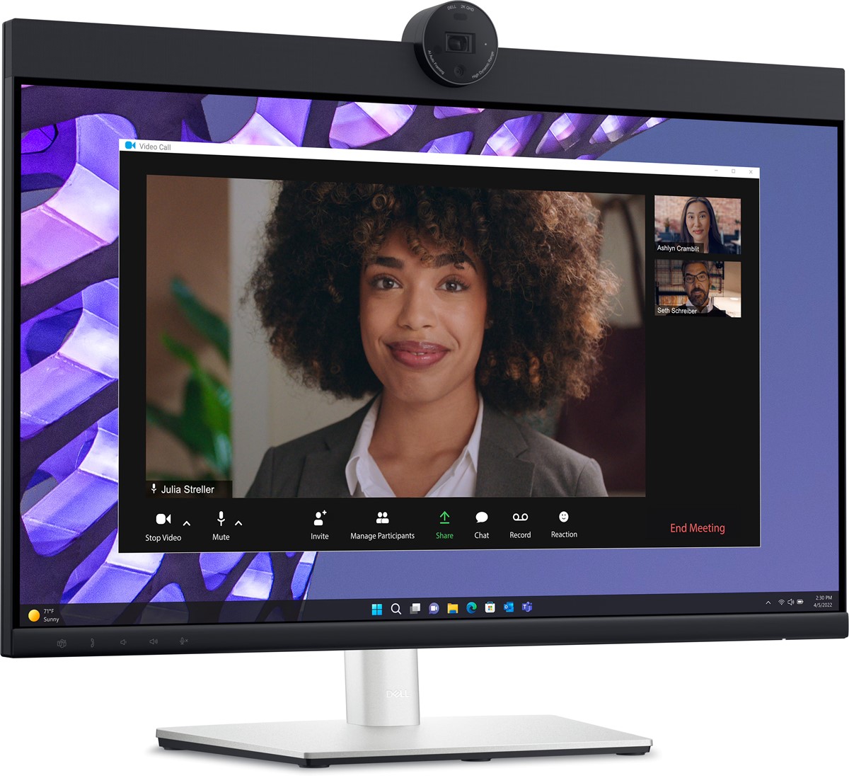 | DELL 24 P2424HEB VIDEO CONFERENCING MONITOR 8MS 60HZ 1920  görsel 3