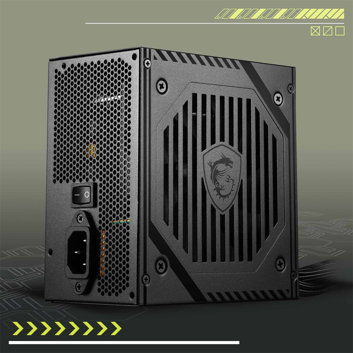MSI MAG A650BNL Beyaz 650W 80+ Bronze Güç Kaynağı görsel 2