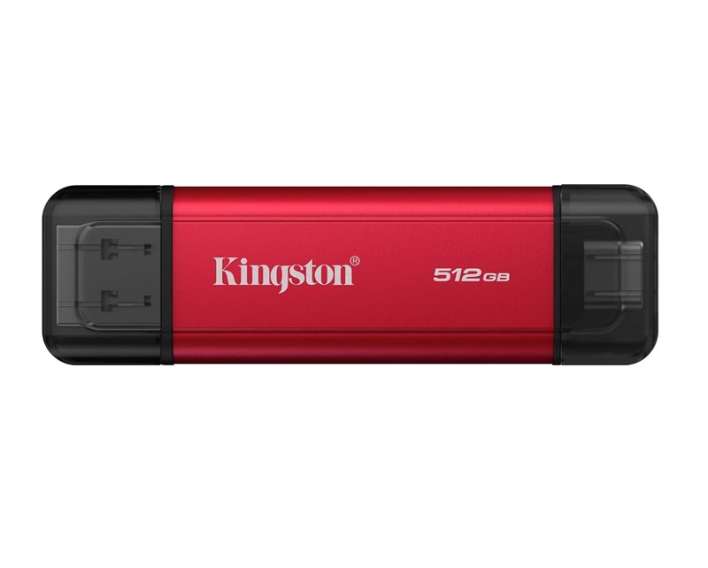 Kingston 512GB USB-A &amp; USB-C Taşınabilir SSD [SPSD/512GB]