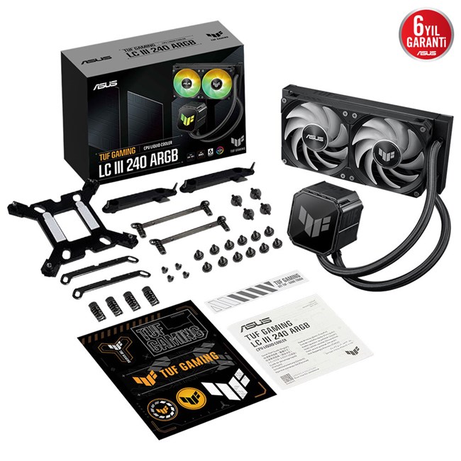 Asus TUF Gaming LC III 240 mm ARGB Sıvı Soğutucu [90RC01J1-B görsel 3