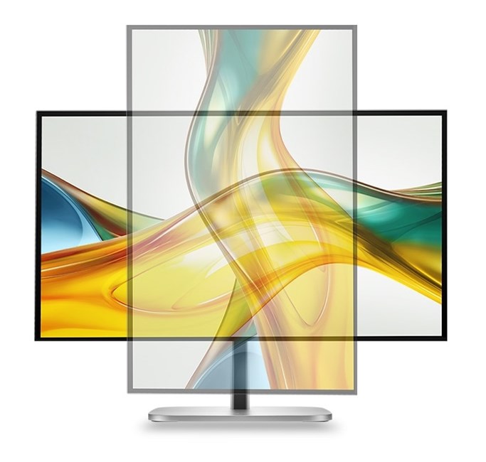 HP Series 5 Pro 527pq 27'' Pivot IPS (9D9S görsel 3