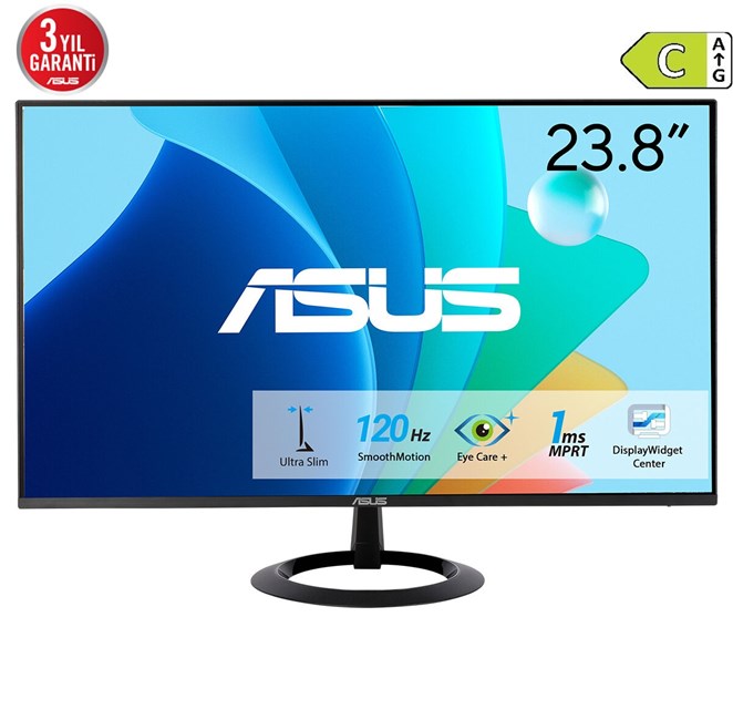Asus 23.8" VZ249HG IPS Monitör Siyah 1ms