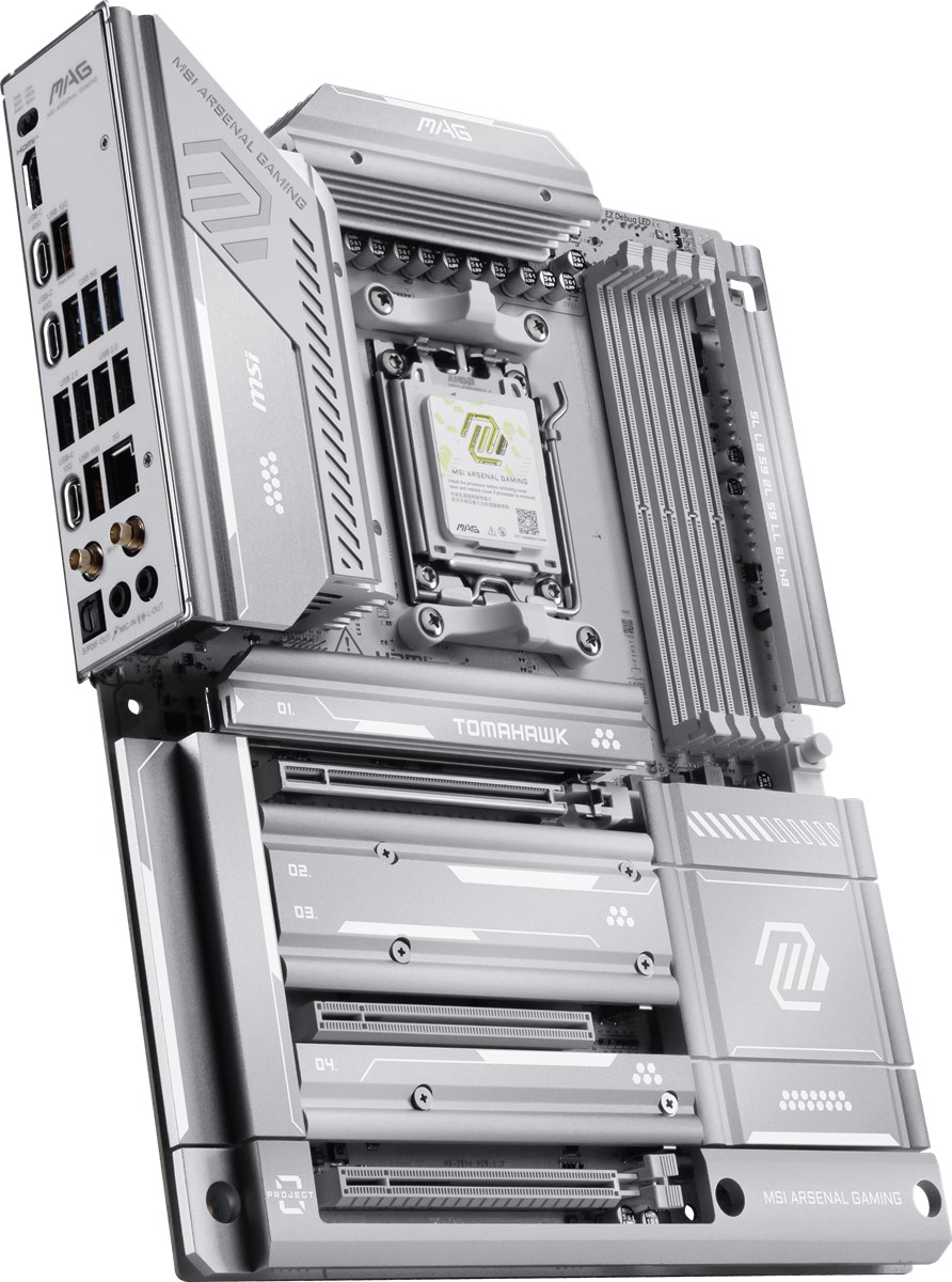 MSI X870E Gaming Plus Wifi AM5 Ryzen D5 Type-C [X870E GAMING görsel 4