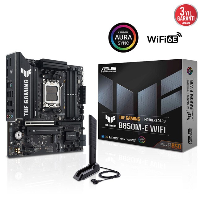 Asus Tuf Gaming B850M-E Wifi AM5 D5 Hdmi Dp Type-C [90MB1LS0-M0EAY0]