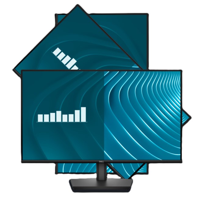 Dell Pro E2726HS 27'' 5ms MM Pivot Hdmi Dp görsel 3