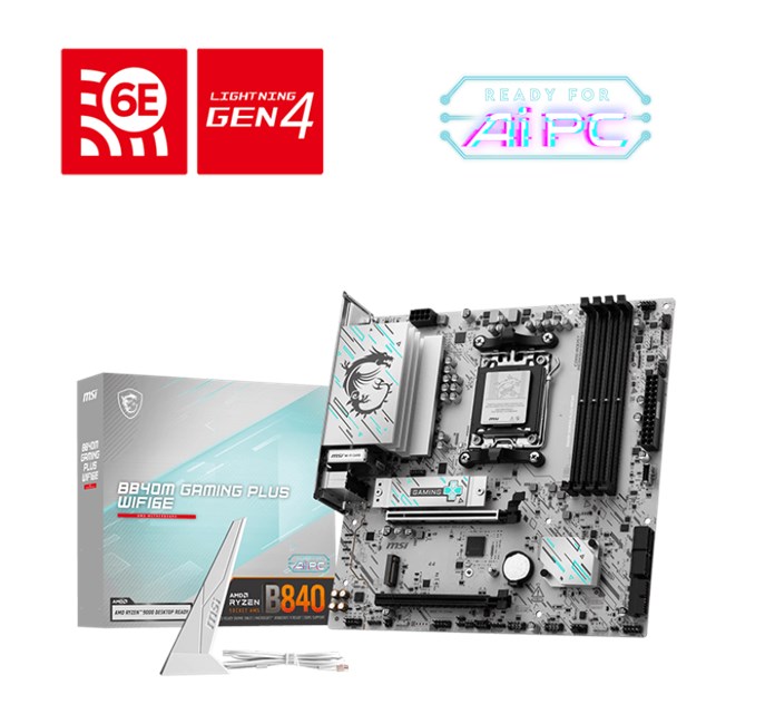 MSI B840 Gaming Plus Wifi AM5 D5 Hdmi Type-C [B840 GAMING PLUS WIFI]