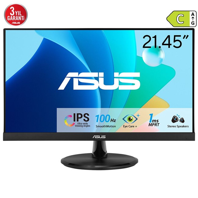 Asus 21.5'' 1ms Hdmi IPS Çerçevesiz (VP229HF) [90LM06B0-B05B70]