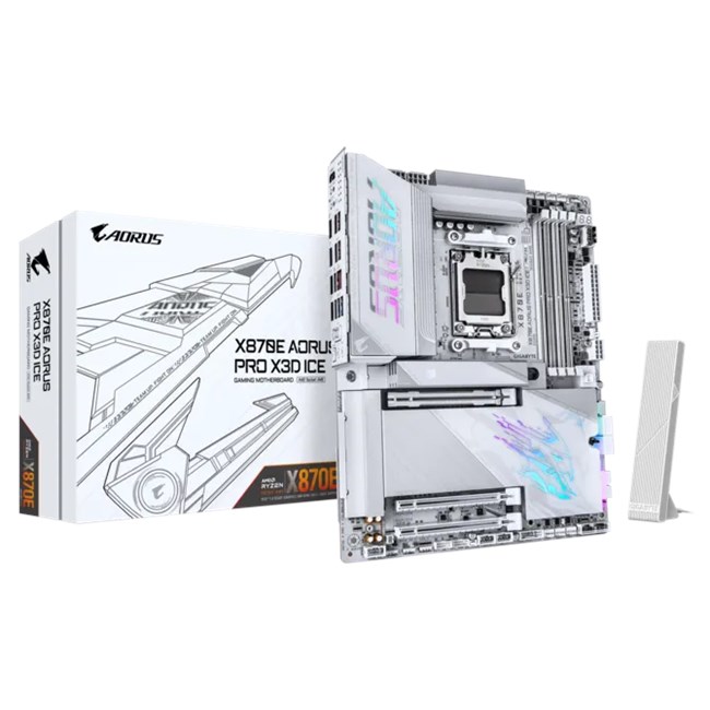 Gigabyte X870E Aorus Pro X ICE Wifi 7 D5 AM5 TypeC [X870E-AORUS-PRO-X-ICE]