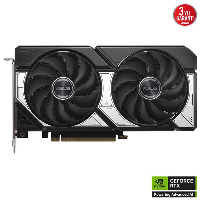 Asus GeForce RTX 5060 TI 16G Dual OC GD7 128Bit [90YV0MH0-M0 görsel 2
